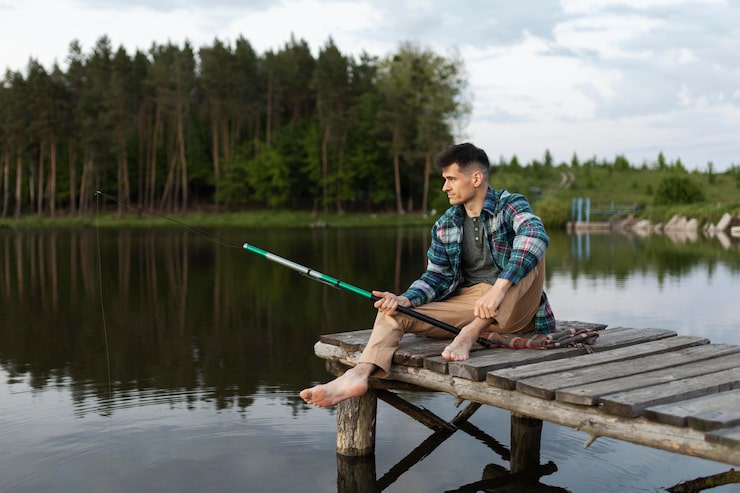 Ловля улова на финансовой бирже. Постройка жилища рядом с водоемом.